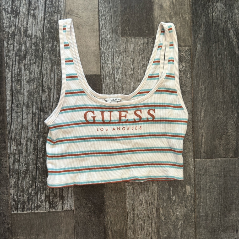Guess Multicolor Striped Top